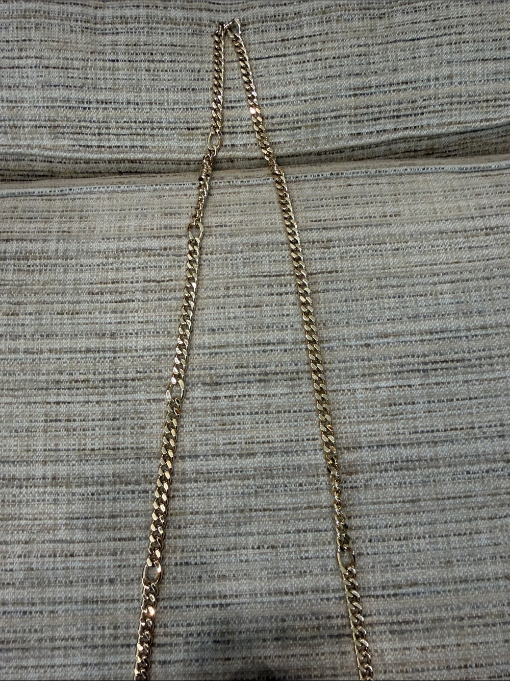 Strathberry Mini Crossbody in Burnt Orange with Gold Chain - Picture 4 of 16